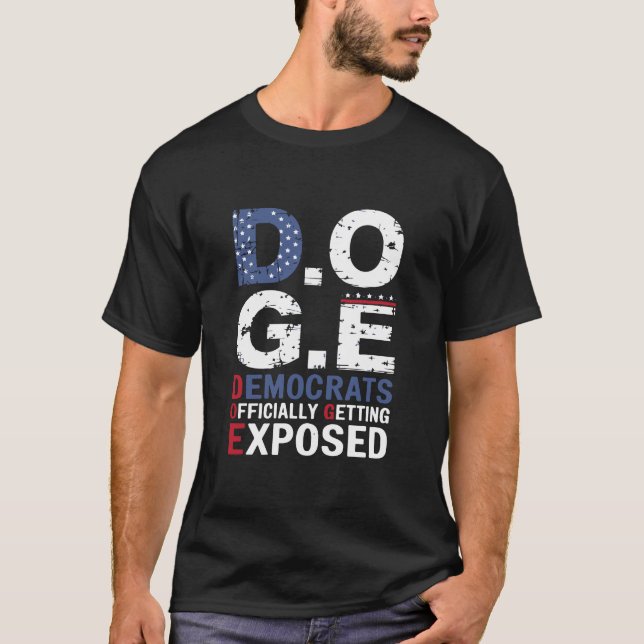 Camiseta Diseño de declaraciones patrióticas políticas (Anverso)