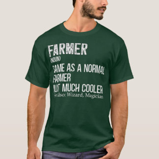Camiseta Diseño de definición de agricultor para la agricul