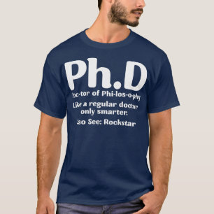 Camiseta Diseño De Definición De Candidato De Graduación De