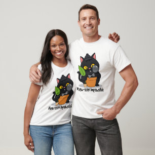 Camiseta Diseño de detectives para gatos inapropiados para 