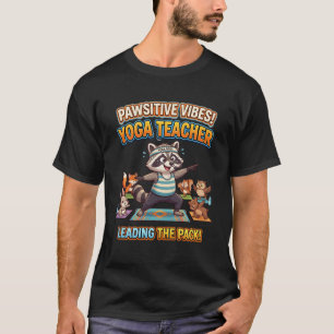 Camiseta Diseño de dibujos animados de instructor de yoga d