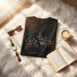 Camiseta Diseño de dibujos animados de la pandilla del pato