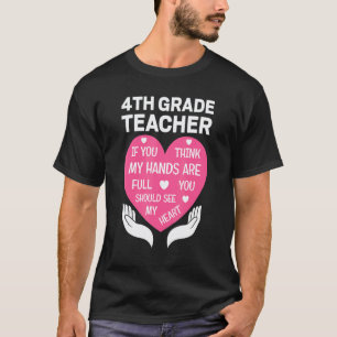 Camiseta Diseño de dicho de agradecimiento a maestros de 4t