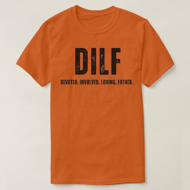 Camiseta Diseño de DILF (Diseño del anverso)