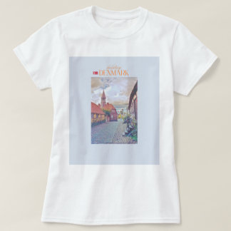 Camiseta Diseño de Dinamarca en negrita