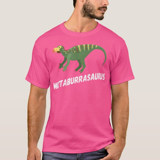 Camiseta Diseño de Dinosaurio Cute Muttaburrasaurus (Anverso)
