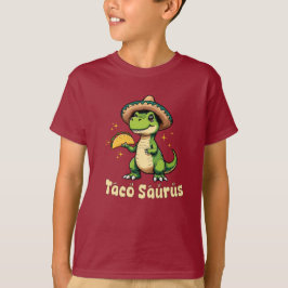 Camiseta Diseño de dinosaurio taco