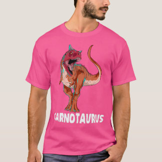 Camiseta Diseño de dinosaurios Carnotaurus