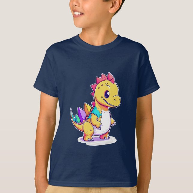 Camiseta Diseño de dinosaurios para bebés pequeños (Anverso)