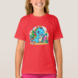 Camiseta Diseño de dinosaurios para bebés pequeños