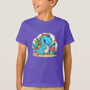 Camiseta Diseño de dinosaurios para bebés pequeños