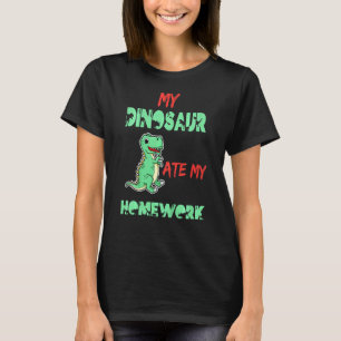 Camiseta Diseño De Dinosaurios Para Niños Mi Dinosaurio Ate