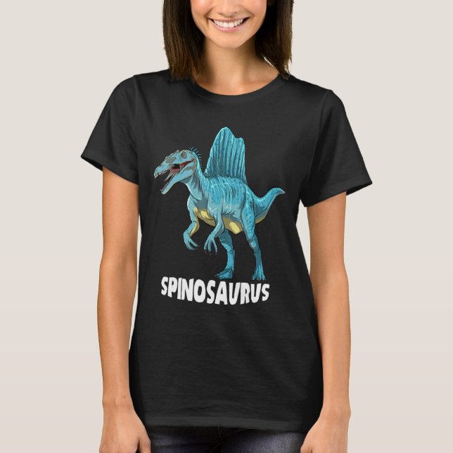 Camiseta Diseño de dinosaurios Spinosaurus (Anverso)