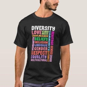 Camiseta Diseño de diversidad Hombres Profesora de mujeres 
