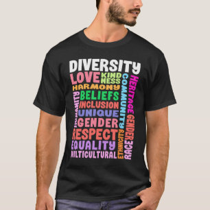 Camiseta Diseño de diversidad Hombres Profesora de mujeres