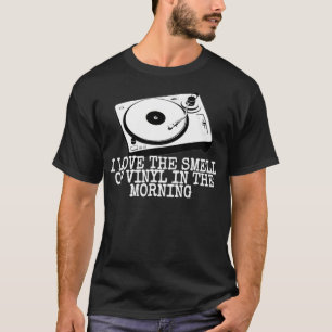 Camiseta Diseño de DJ de música de vinilo regalo Registros