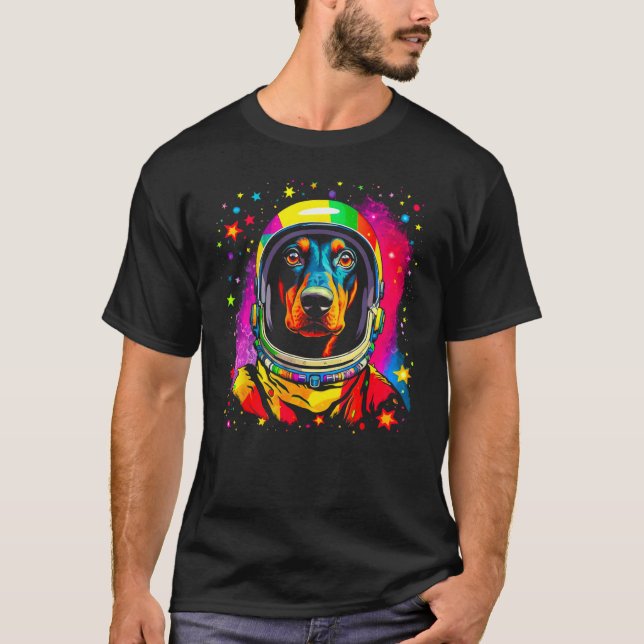 Camiseta Diseño de Doberman Pinscher (Anverso)