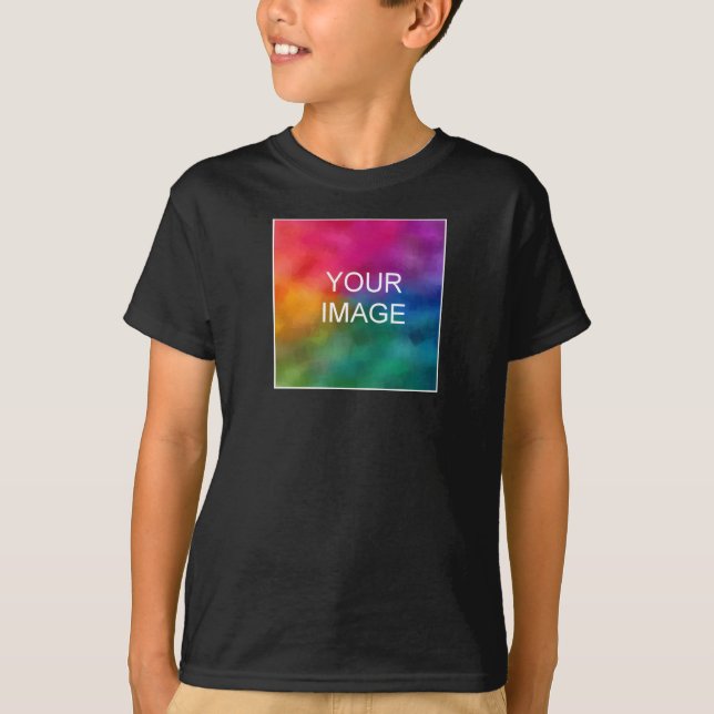 Camiseta Diseño de doble cara Añadir imagen Niños de planti (Anverso)