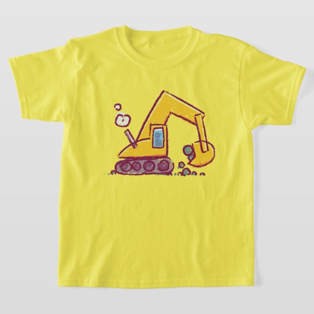Camiseta Diseño de Doodle de Excavadora Jugadora - Inspirad (Distribución)