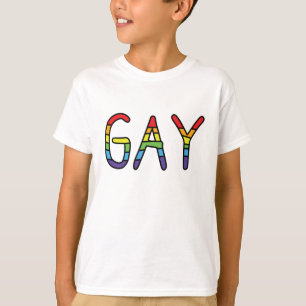 Camiseta Diseño de Doodle Gay