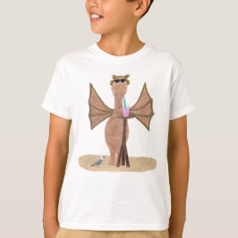 Camiseta Diseño de dragón lindo de verano en la playa para 