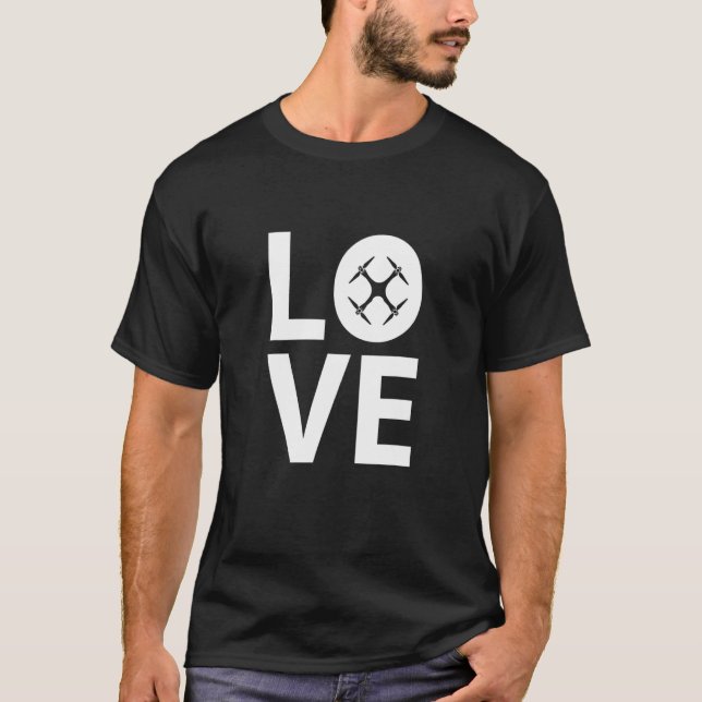 Camiseta Diseño de drones (Anverso)