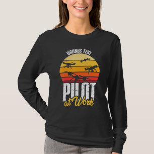 Camiseta Diseño de drones - Piloto De Prueba De Drones En T