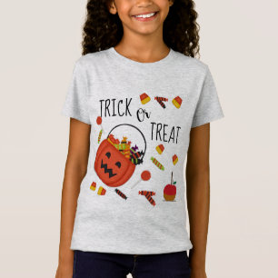 Camiseta Diseño de dulces de truco o trato