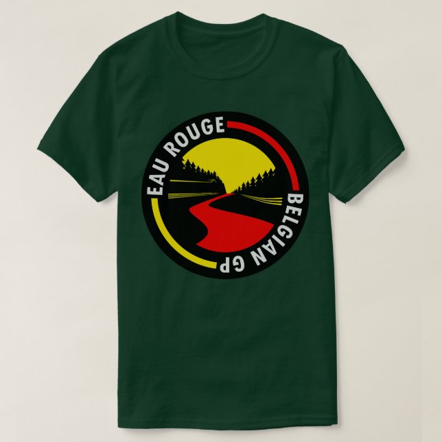 Camiseta Diseño de Eau Rouge en Bélgica GP (Diseño del anverso)