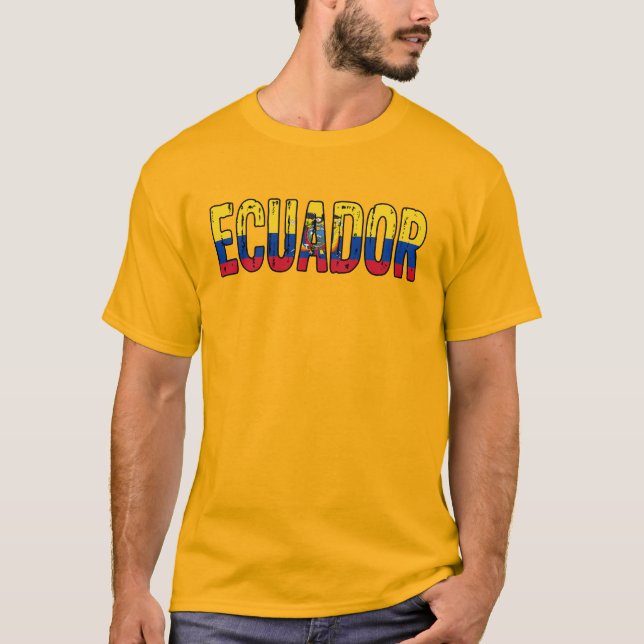 Camiseta Diseño de Ecuador (Anverso)