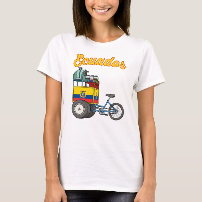 Camiseta Diseño de Ecuador para Ecuatorianos (Anverso)