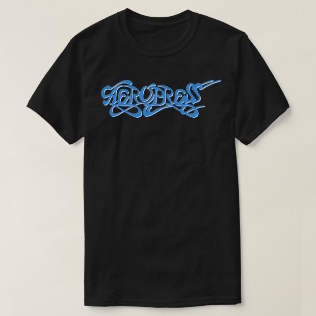 Camiseta Diseño de edición de Aeropress Blue Limited (Diseño del anverso)