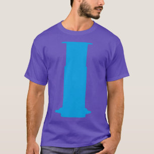 Camiseta Diseño de edición de Blue Aeropress Limited