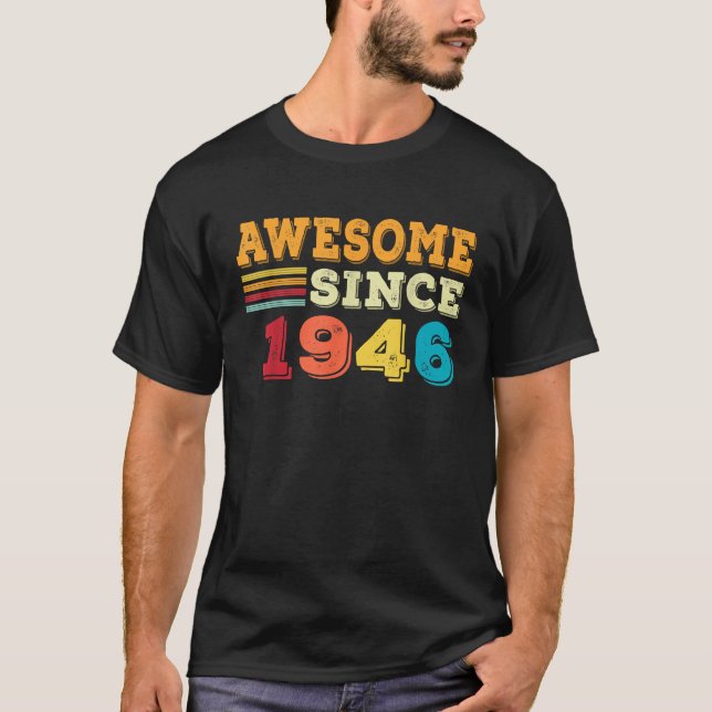 Camiseta Diseño De Edición Limitada Para Regalos De 1946 Gr (Anverso)