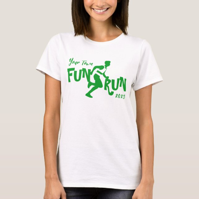 Camiseta Diseño de ejecución divertida (Anverso)