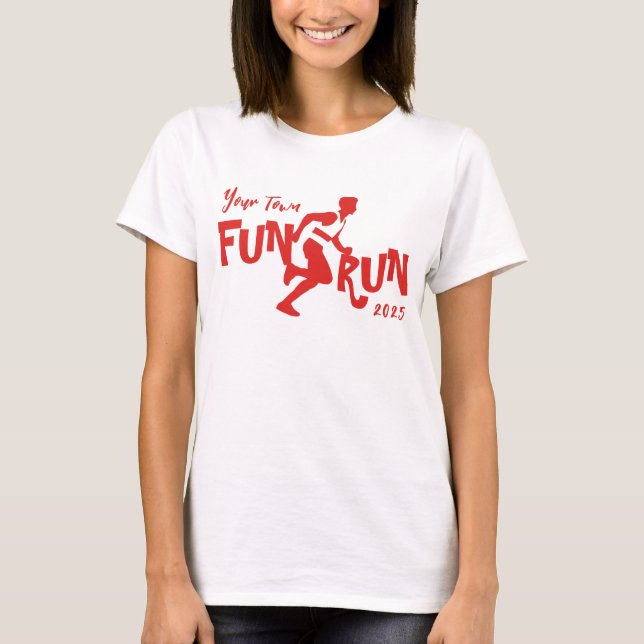 Camiseta Diseño de ejecución divertida (Anverso)