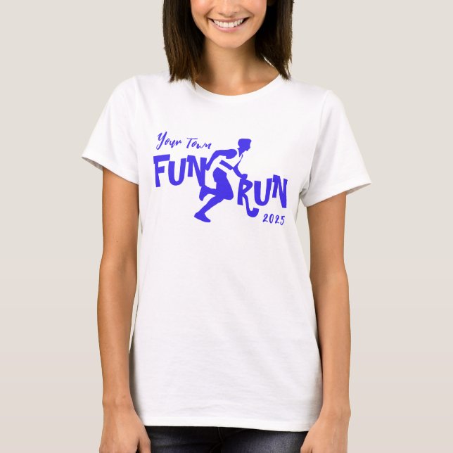 Camiseta Diseño de ejecución divertida (Anverso)