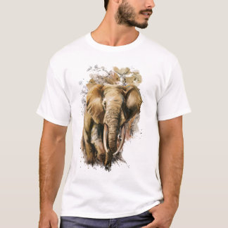 Camiseta Diseño de Elefante Real por Animals House