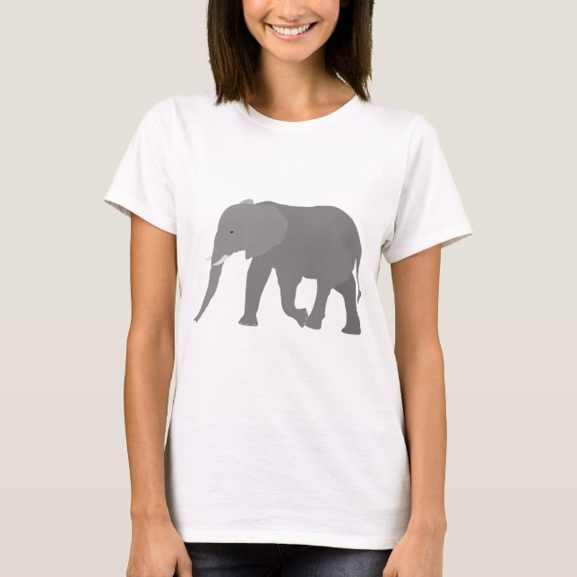 Camiseta Diseño de elefantes (Anverso)