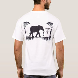 Camiseta Diseño de elefantes