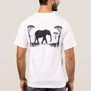 Camiseta Diseño de elefantes