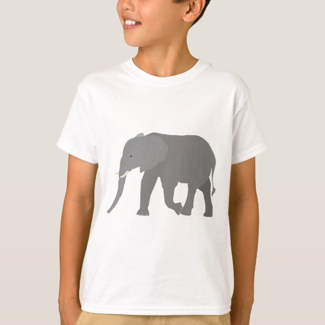 Camiseta Diseño de elefantes (Anverso)