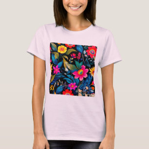 Camiseta Diseño de elementos botánicos - Inspirado en la na