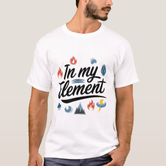 Camiseta Diseño de elementos inspirados en la naturaleza "I