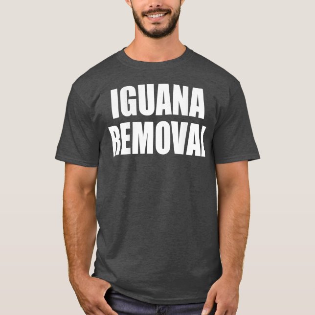 Camiseta DISEÑO DE    eliminación de iguana al revés (Anverso)