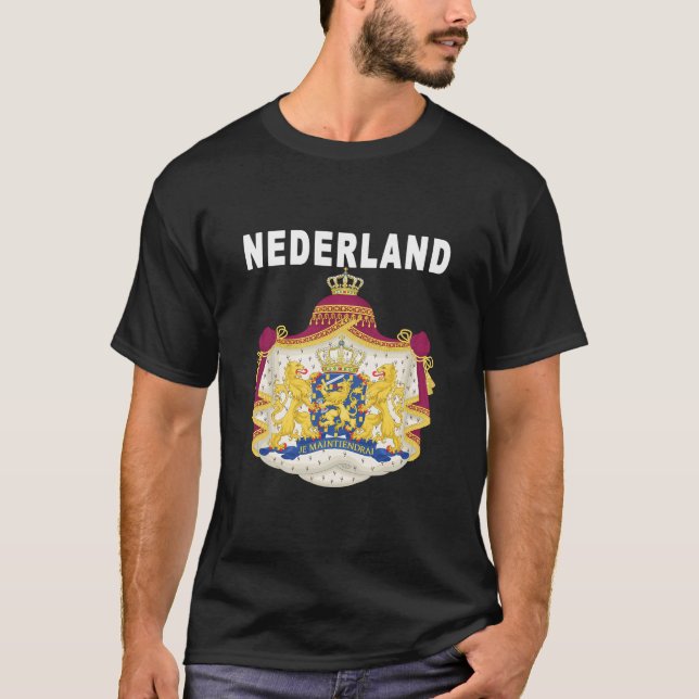 Camiseta Diseño de Emblem Nederland (Anverso)