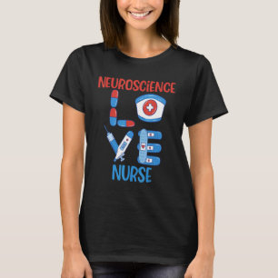 Camiseta Diseño de Enfermería de amor para enfermeras neuro