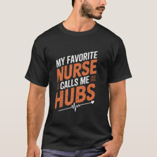 Camiseta Diseño de enfermero esposo para esposa lactante y