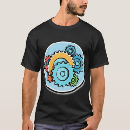 Camiseta Diseño de engranajes