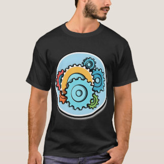 Camiseta Diseño de engranajes